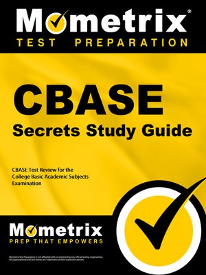 cover image of CBASE Secrets Study Guide